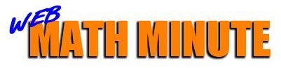 web math minute online.